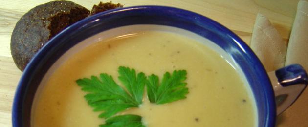 Полезные супы для кишечника. Протертые супы: целебные рецепты Что значит протертые овощи